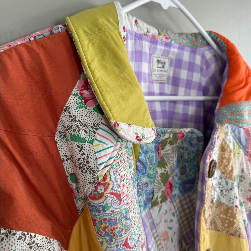 Colorful Patchwork Women's Jacket - image 3